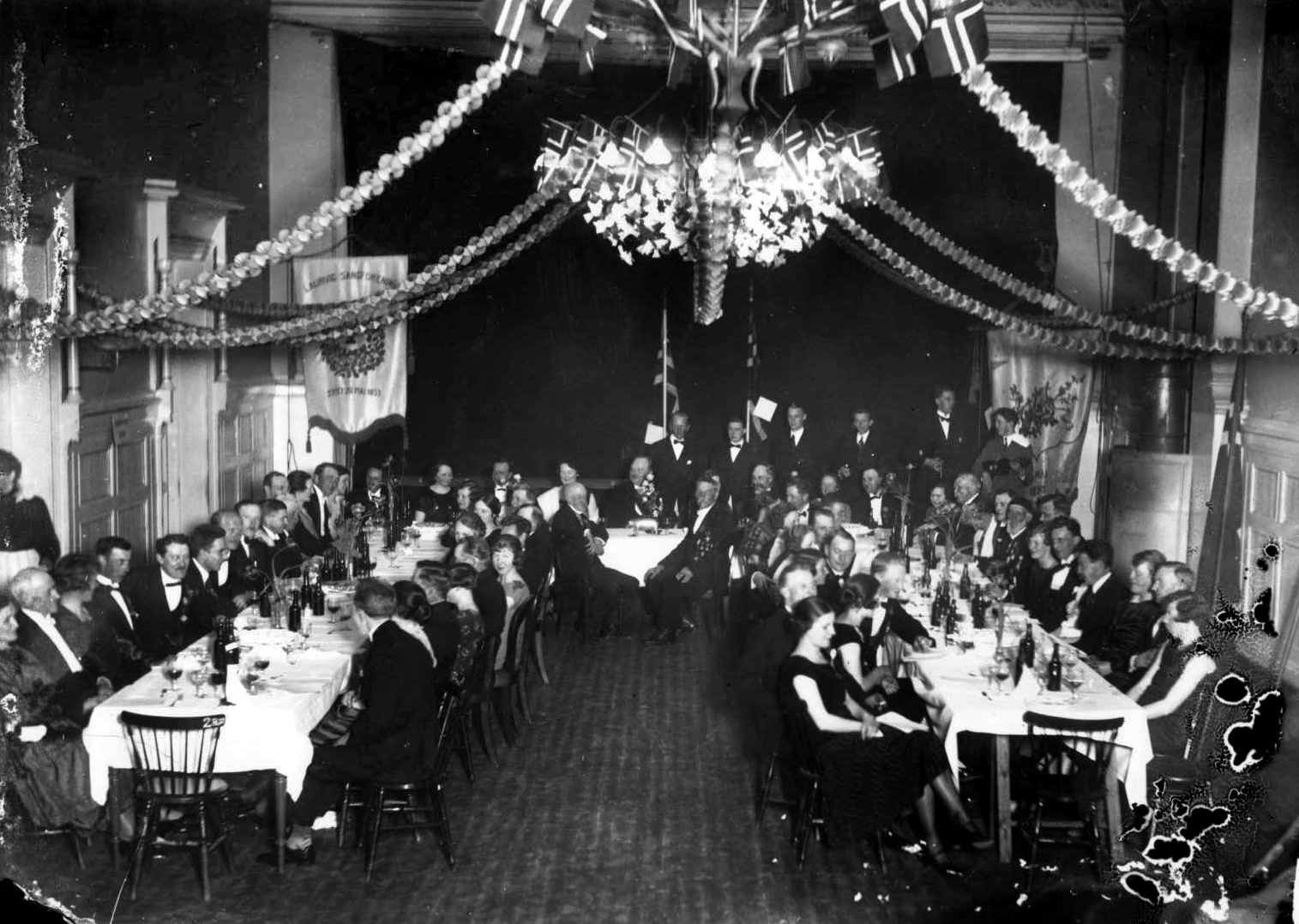 Larvik sangforening i Festsalen ca. 1928